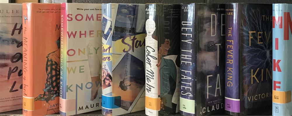 books on the shelf 
